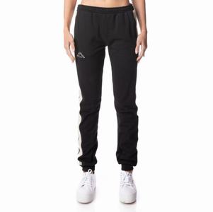 Kappa Logo Tape Edda Sweatpants Black | JU0536918