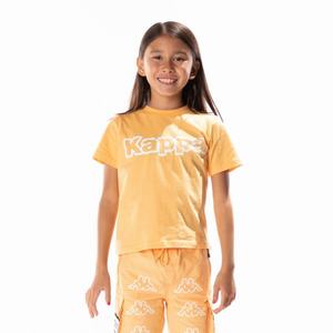 Kappa Logo Tape Erco T Shirts Light Orange | EB5794863