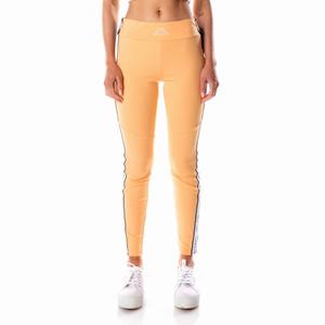 Kappa Logo Tape Eva Leggings Light Orange | IO6907342