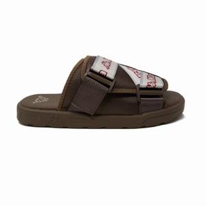 Kappa Logo Tape Kalpi Slides Brown | KR2579061