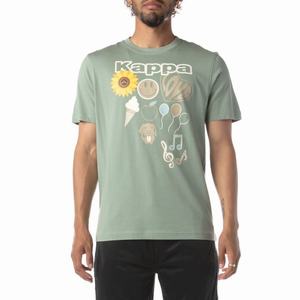 Kappa Logo Tutto T Shirts Olive | VP6587921