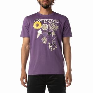 Kappa Logo Tutto T Shirts Purple | AV8973520