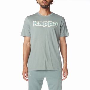 Kappa Logot Tape Erco T Shirts Olive | IO3916087