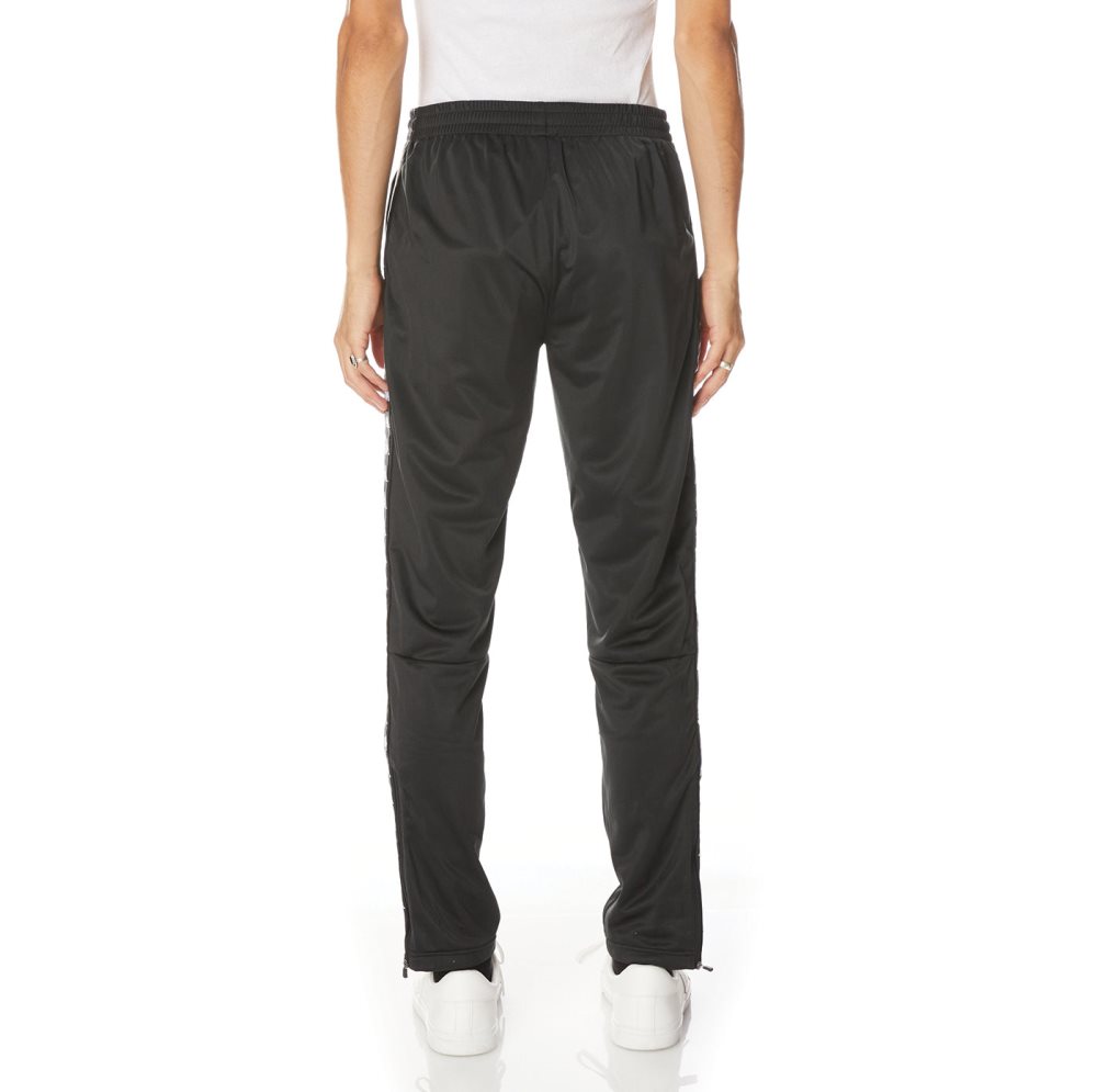 Kappa 222 Banda Aderno Track Pants Black | BL6378105