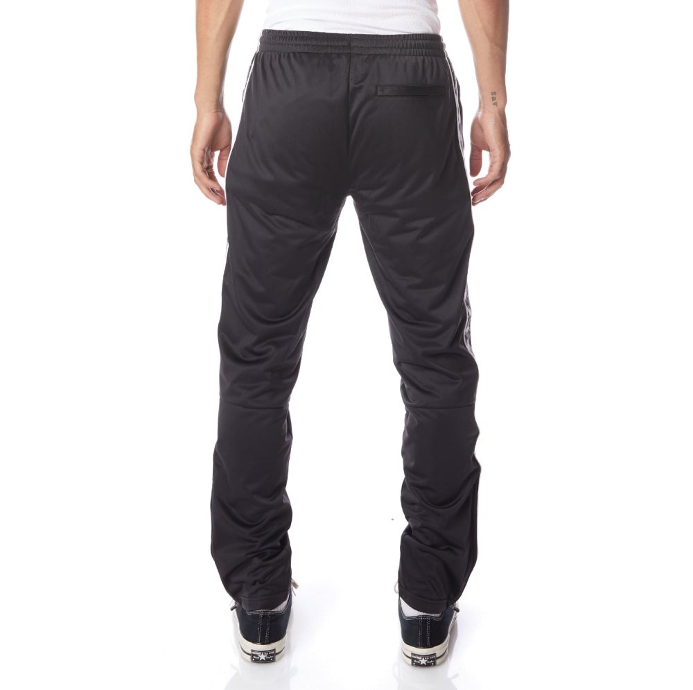 Kappa 222 Banda Aderno Track Pants Black White | YN5762301