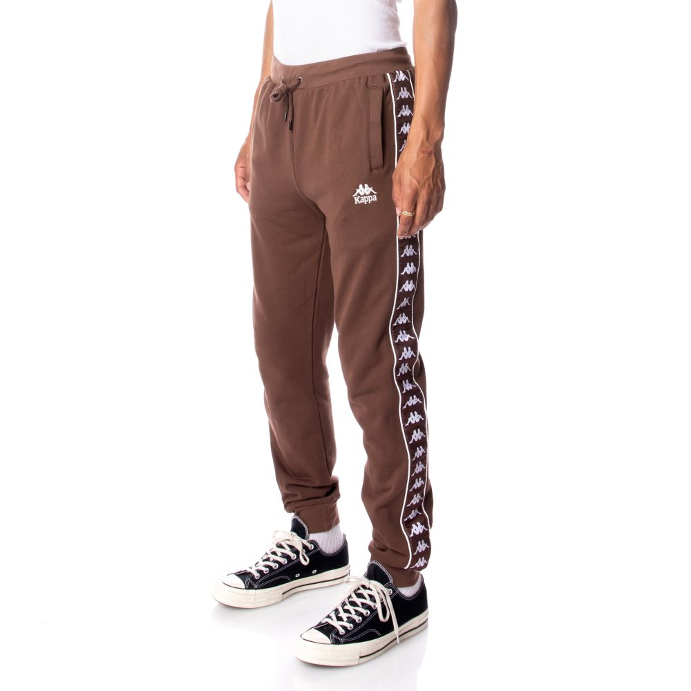 Kappa 222 Banda Alanz 2 Sweatpants Brown | KR4897253