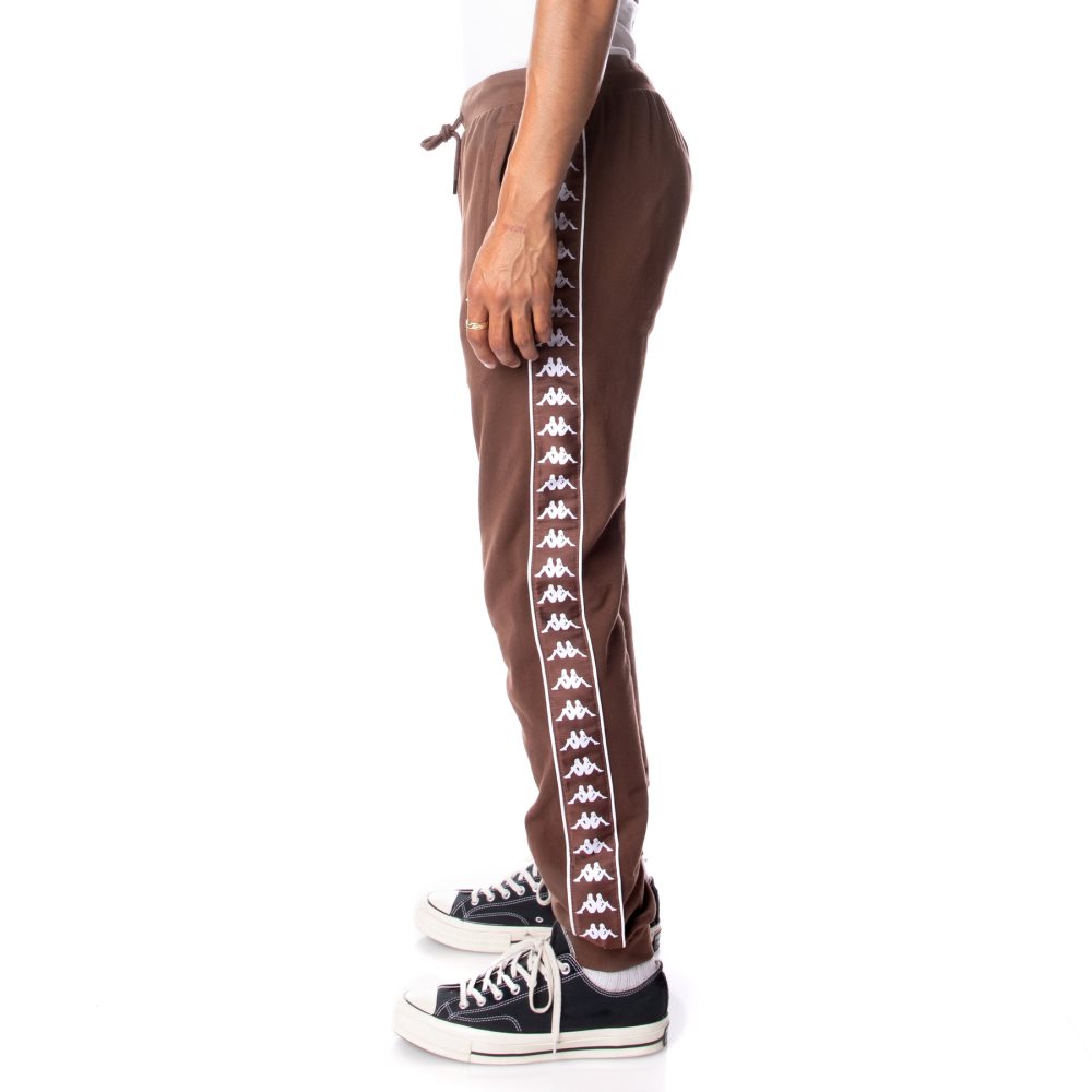 Kappa 222 Banda Alanz 2 Sweatpants Brown | KR4897253