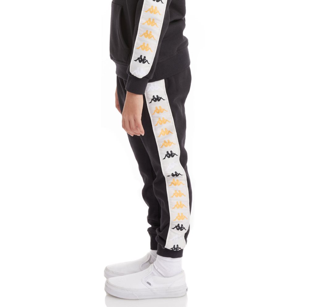 Kappa 222 Banda Alanz 3 Sweatpants Black | FG7194306