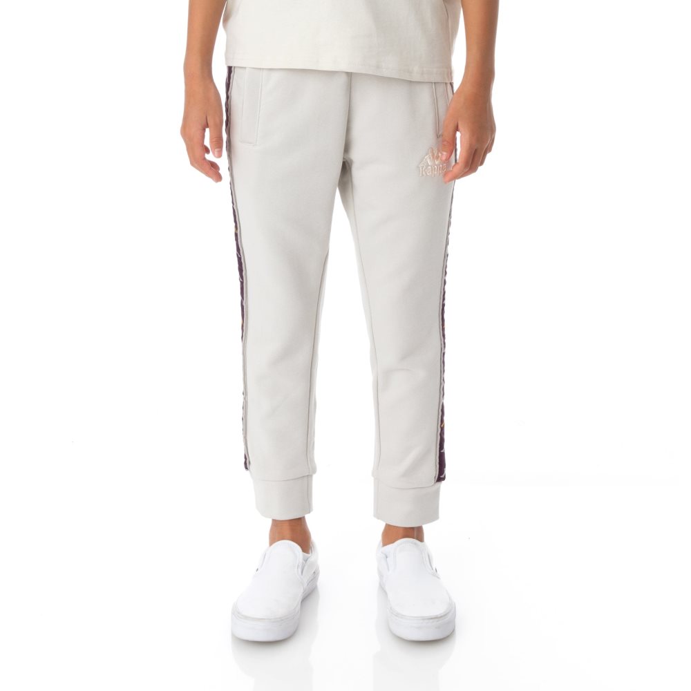 Kappa 222 Banda Alanz 3 Sweatpants Grey Silver | WO2650893