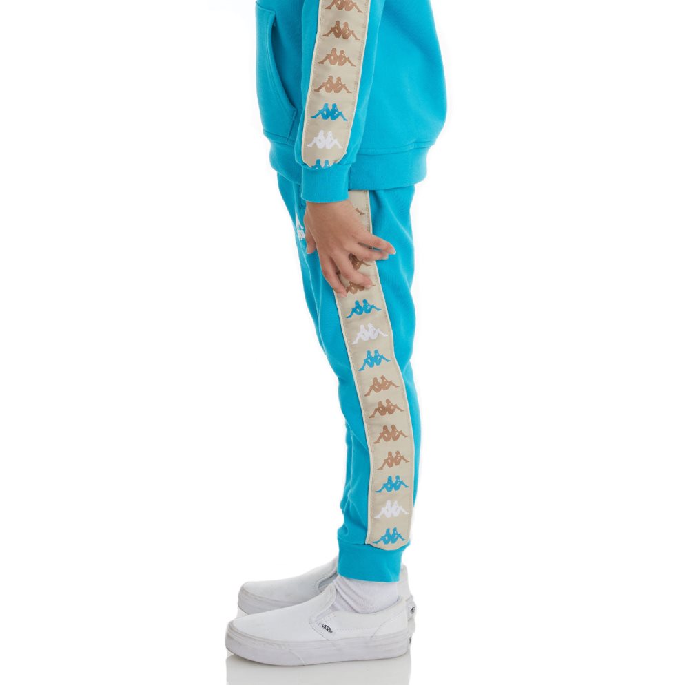Kappa 222 Banda Alanz 3 Sweatpants Light Turquoise | YI5890612
