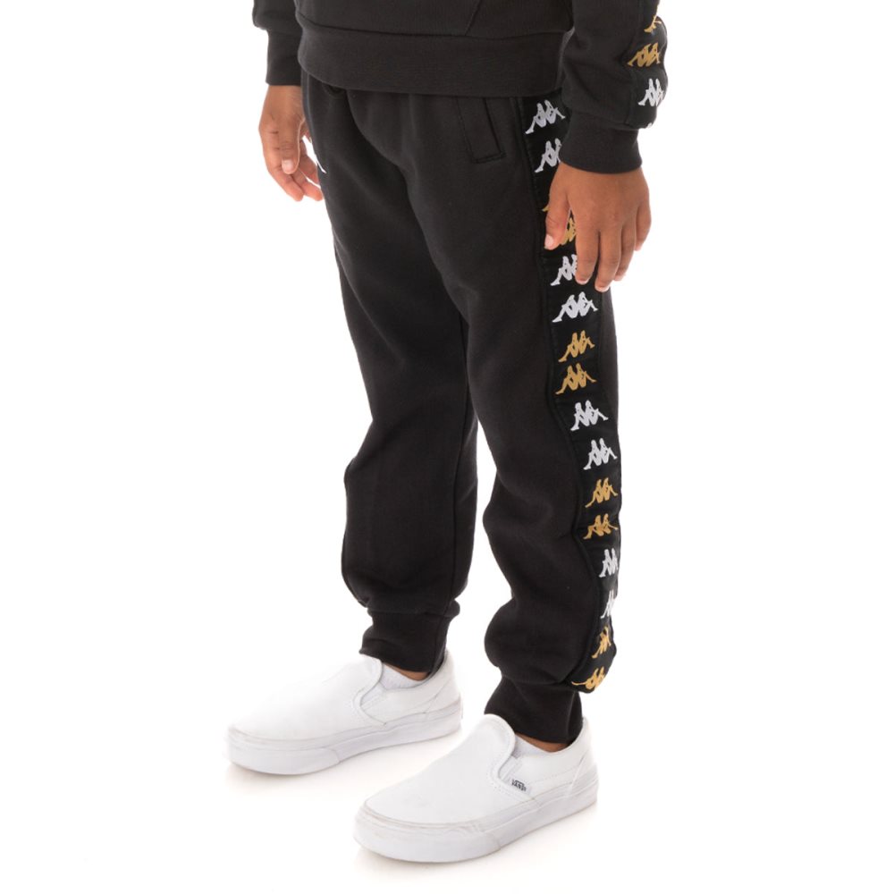 Kappa 222 Banda Alanzin Sweatpants Black | SX5397826