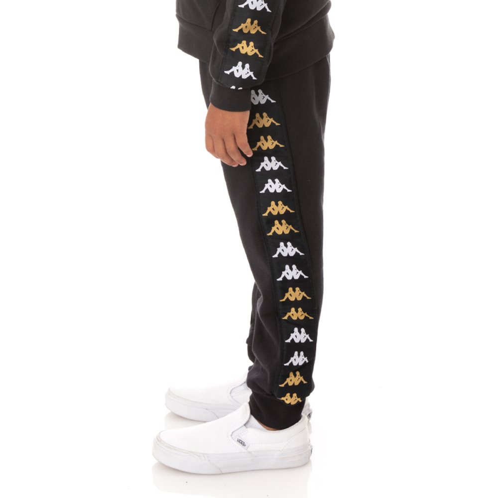 Kappa 222 Banda Alanzin Sweatpants Black | SX5397826