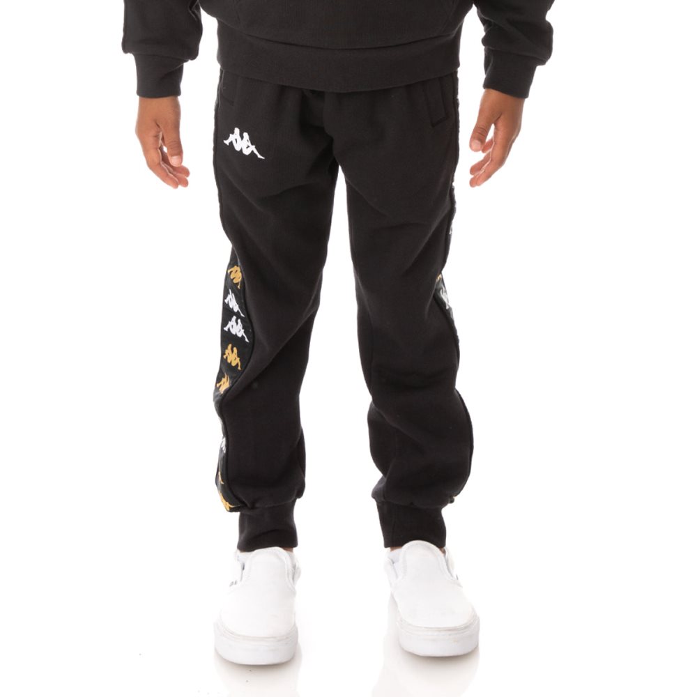 Kappa 222 Banda Alanzin Sweatpants Black | SX5397826