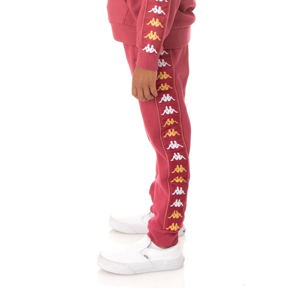 Kappa 222 Banda Alanzin Sweatpants Burgundy | UA9375104
