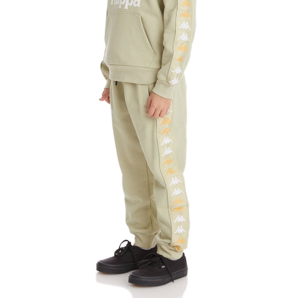 Kappa 222 Banda Alanzin Sweatpants Green Olive | LF2568973