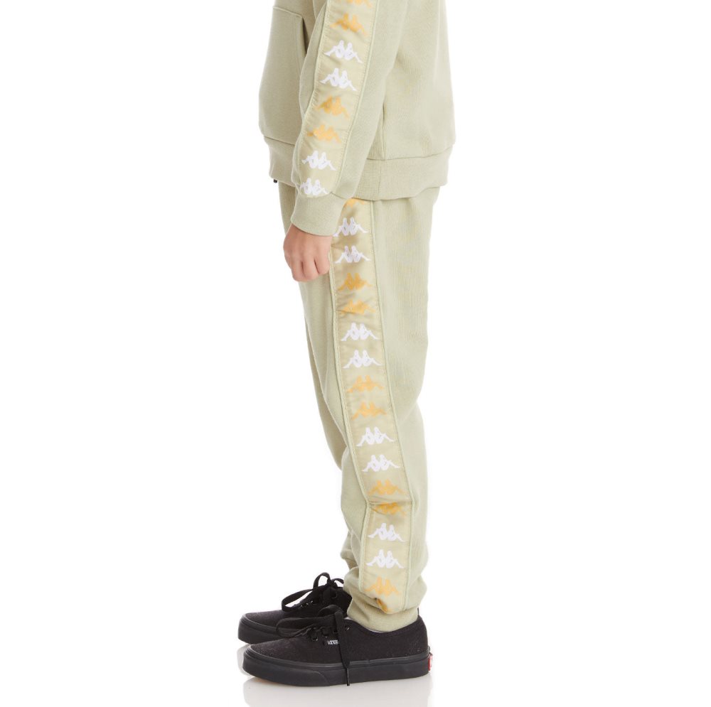Kappa 222 Banda Alanzin Sweatpants Green Olive | LF2568973