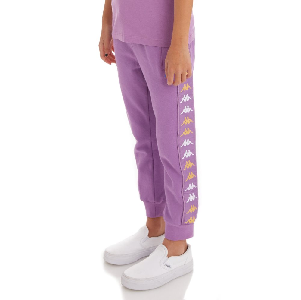 Kappa 222 Banda Alanzin Sweatpants Purple Lavender | GV9073146