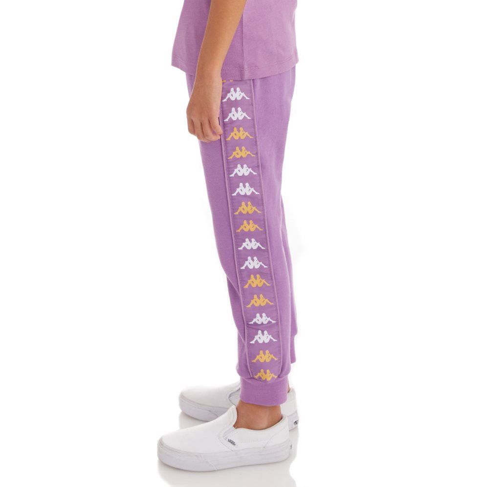 Kappa 222 Banda Alanzin Sweatpants Purple Lavender | GV9073146