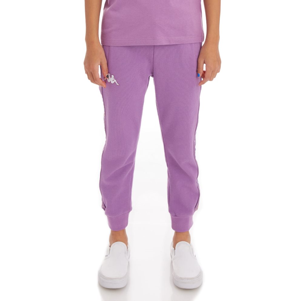 Kappa 222 Banda Alanzin Sweatpants Purple Lavender | GV9073146