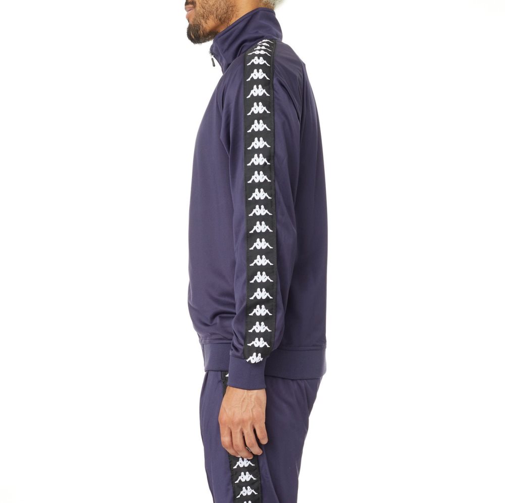 Kappa 222 Banda Anniston Track Jackets Blue Black | AB6275184