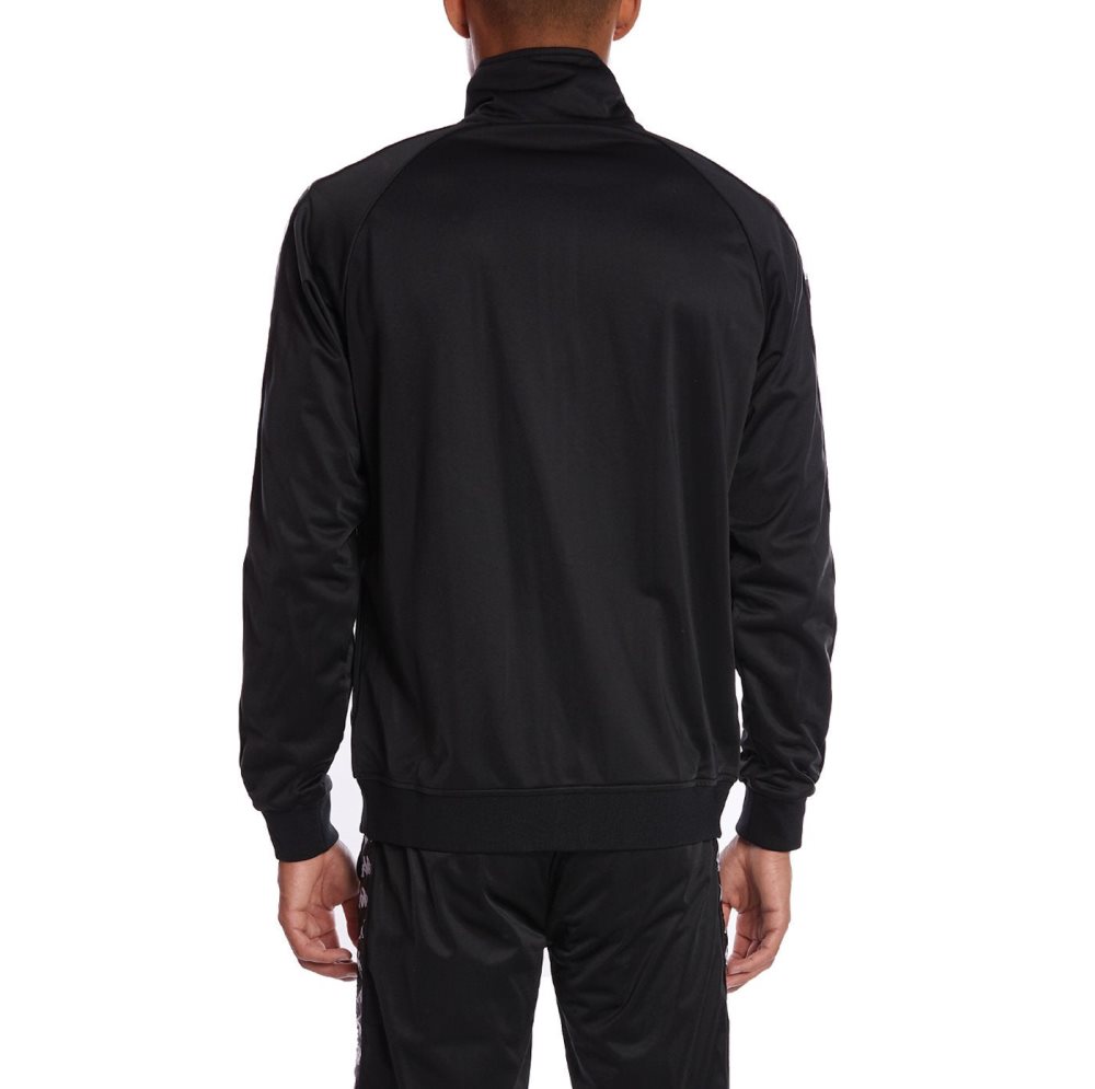 Kappa 222 Banda Anniston Track Jackets Black | AT9136507