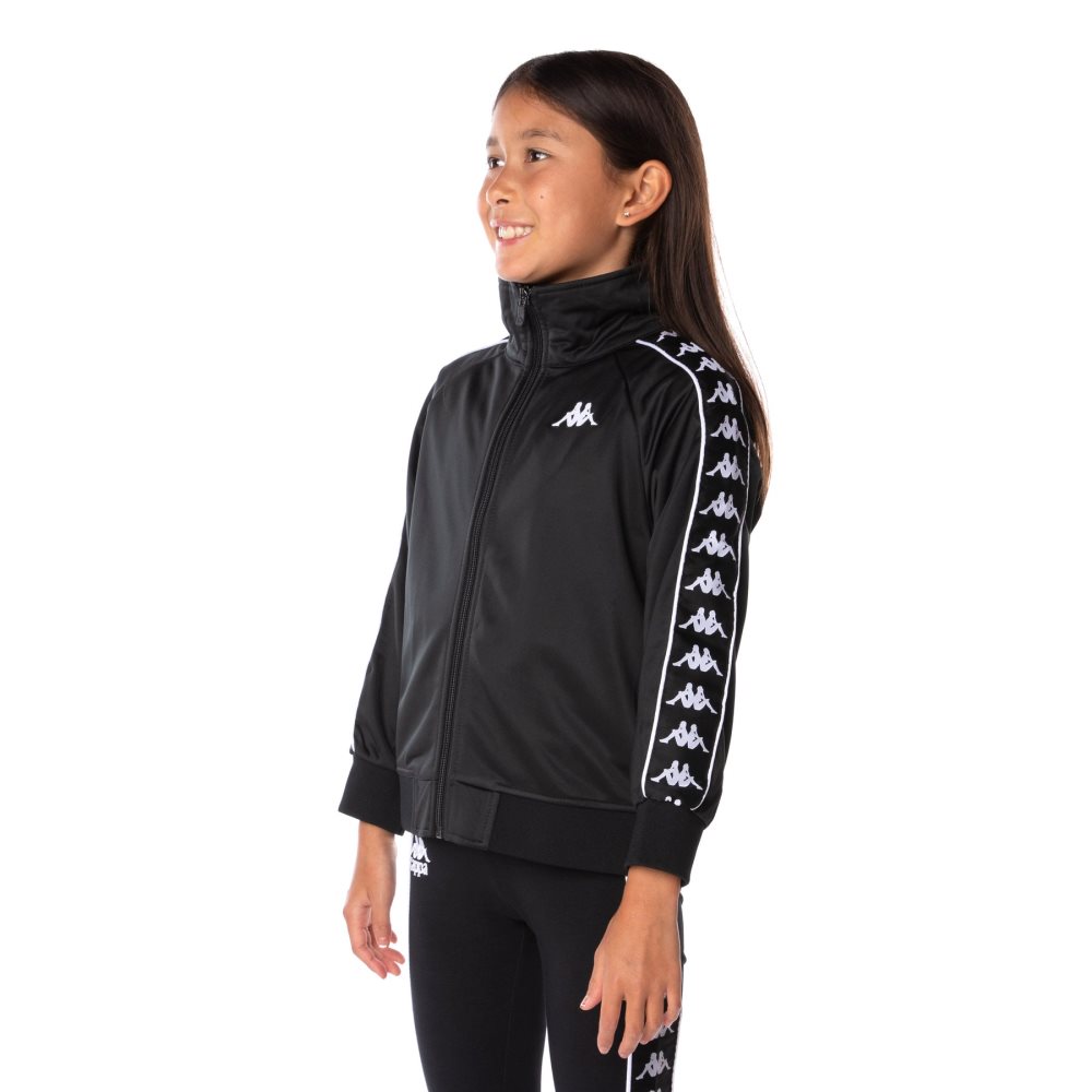 Kappa 222 Banda Anniston Track Jackets Black | TP5690143