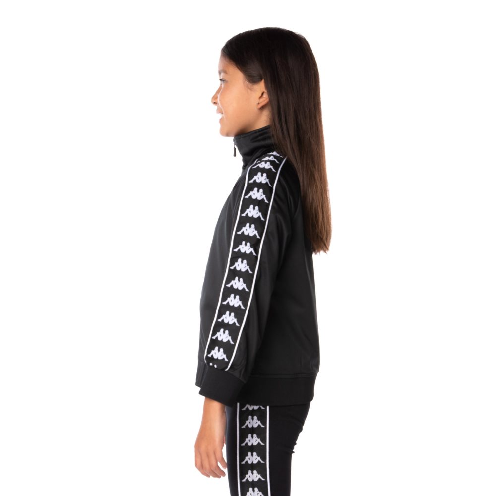 Kappa 222 Banda Anniston Track Jackets Black | TP5690143