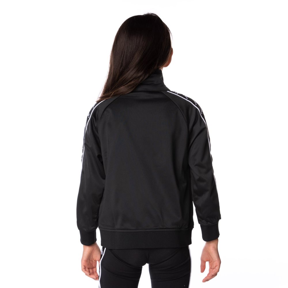Kappa 222 Banda Anniston Track Jackets Black | TP5690143