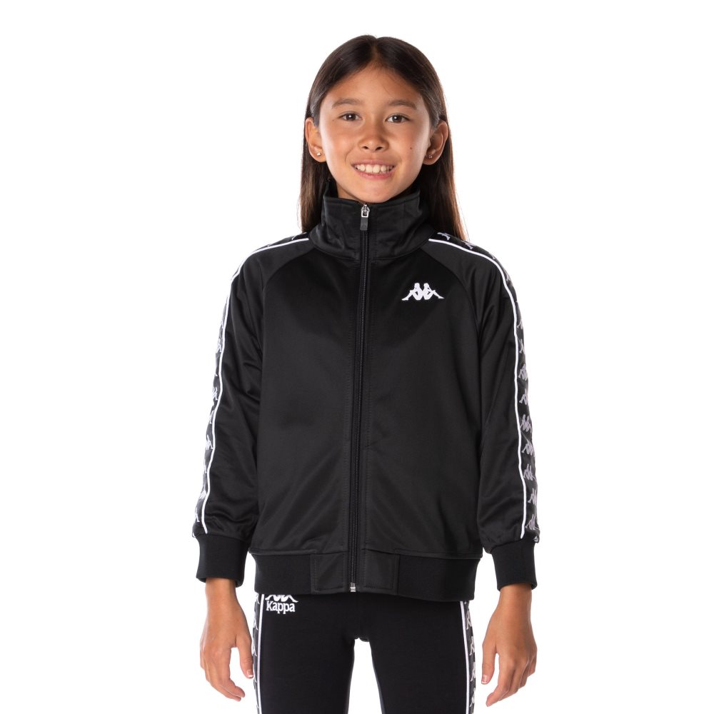 Kappa 222 Banda Anniston Track Jackets Black | TP5690143