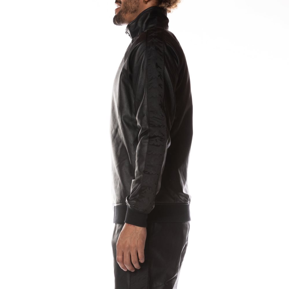Kappa 222 Banda Annistonel Track Jackets Black | PG8715342