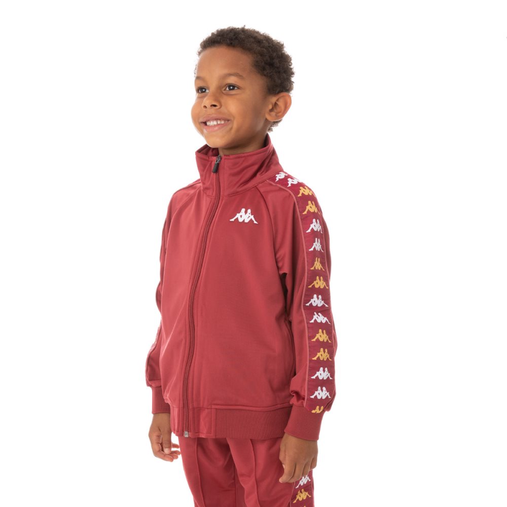 Kappa 222 Banda Annistonin Track Jackets Burgundy | JM4251730