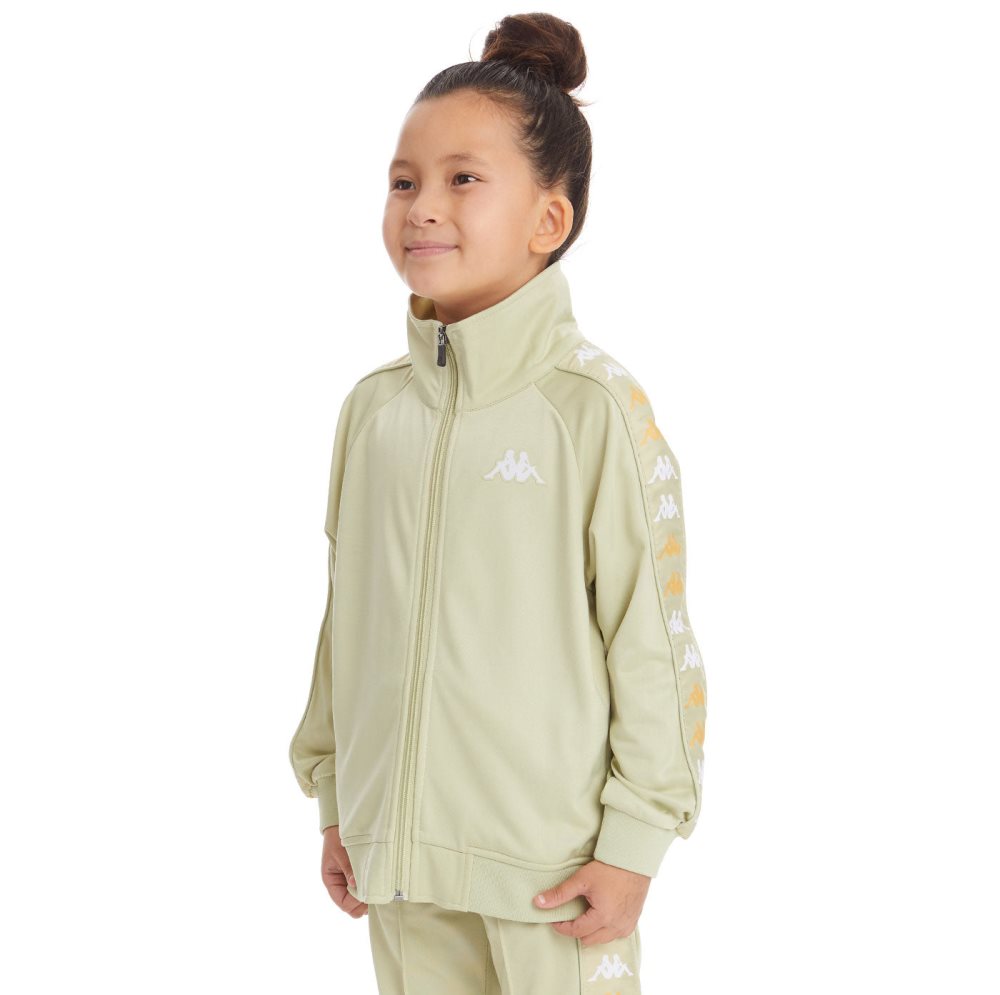 Kappa 222 Banda Annistonin Track Jackets Green Olive | YV1893705