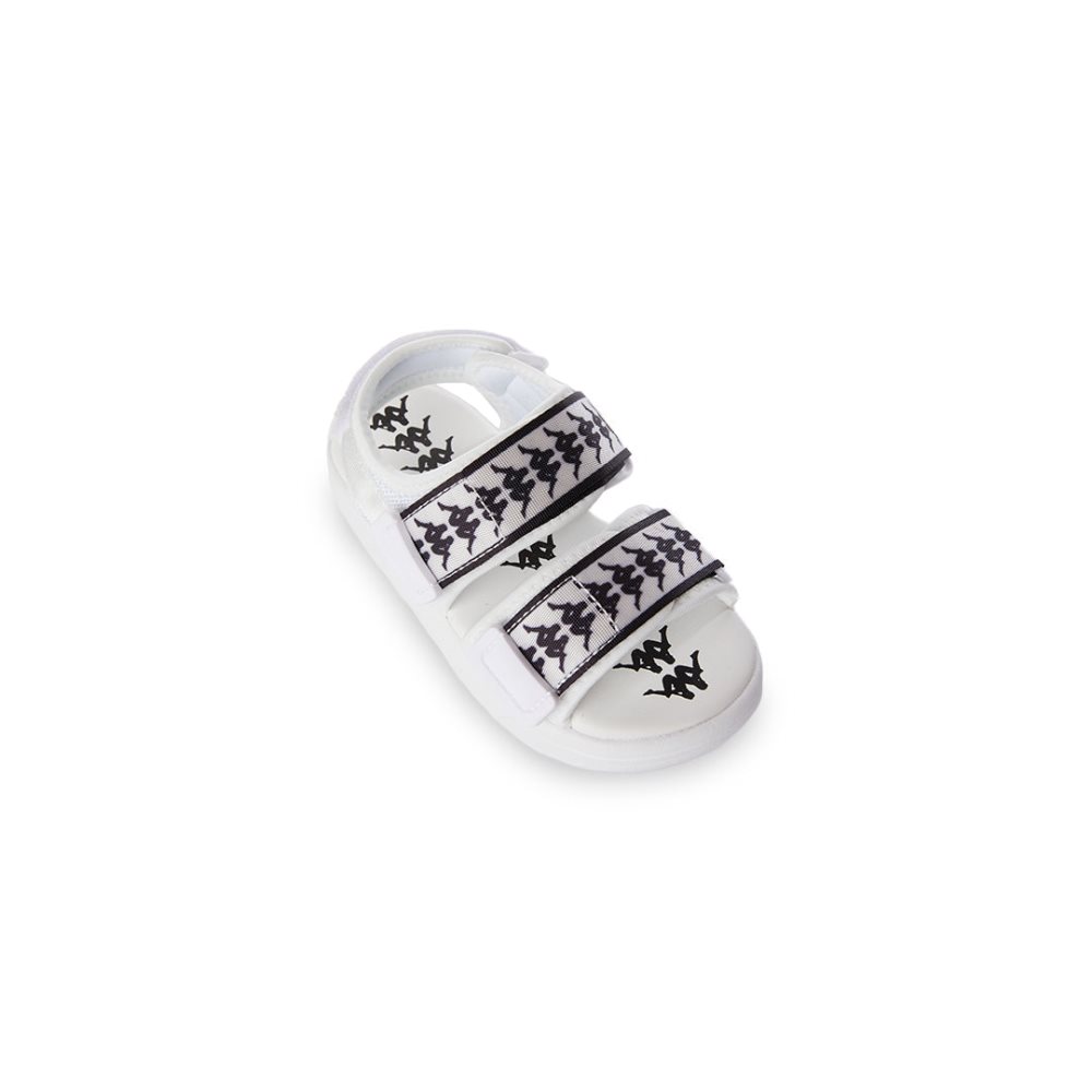Kappa 222 Banda Aster 7 Toddlers Sandals White Black | IE3192675