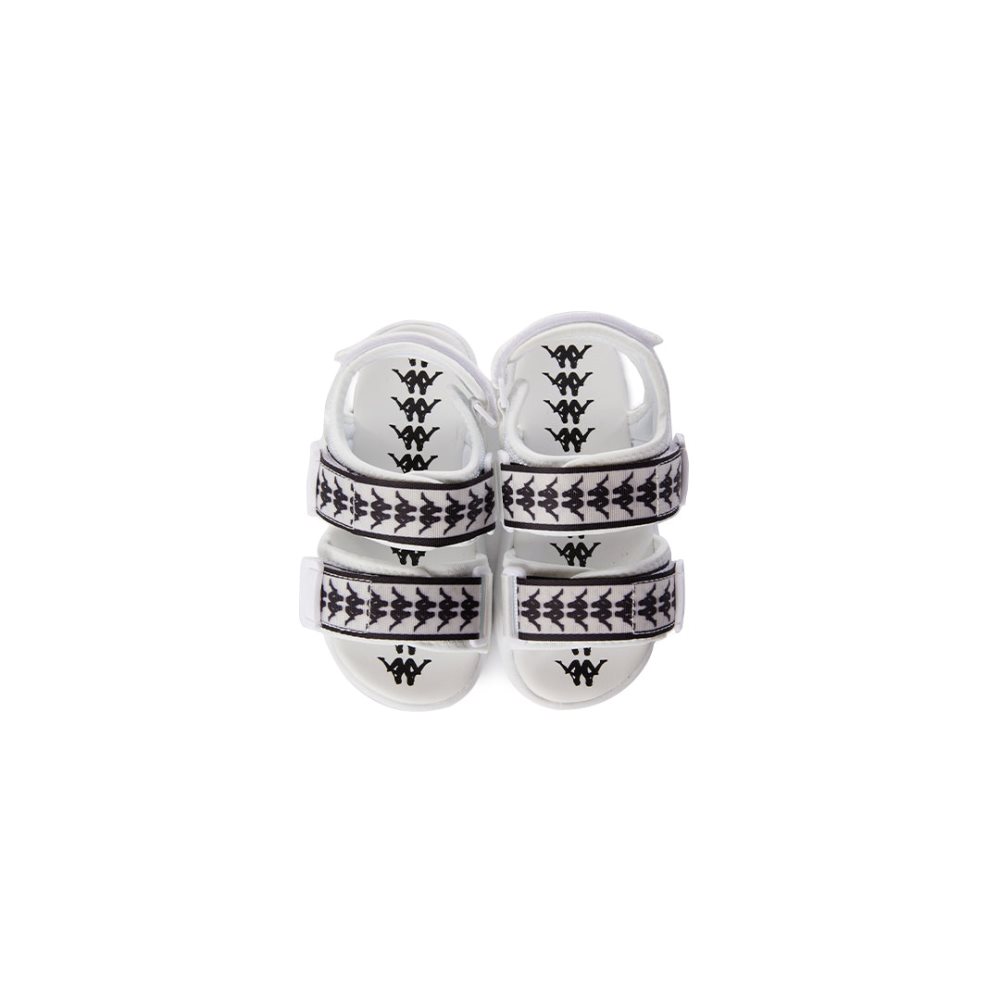 Kappa 222 Banda Aster 7 Toddlers Sandals White Black | IE3192675