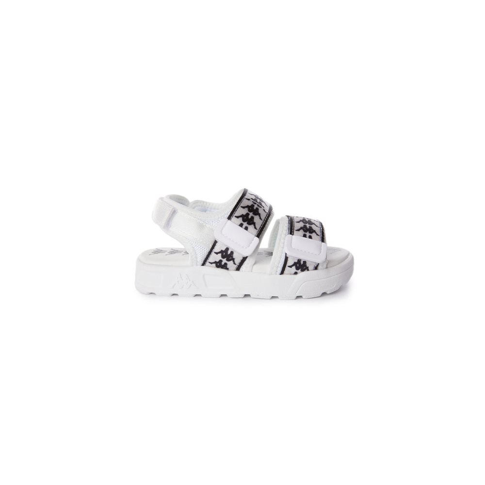 Kappa 222 Banda Aster 7 Toddlers Sandals White Black | IE3192675