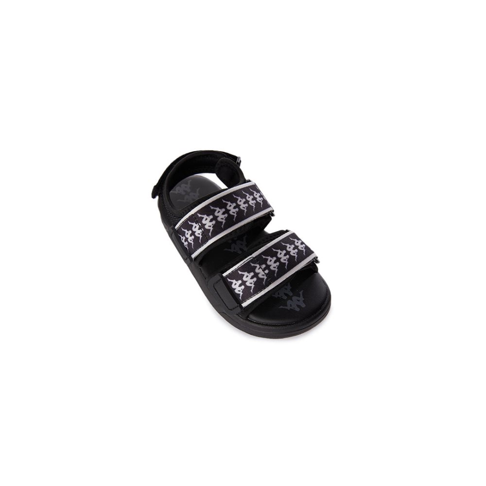 Kappa 222 Banda Aster 7 Toddlers Sandals Black White | XK8364507