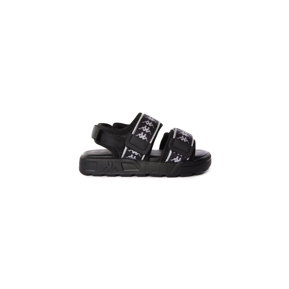 Kappa 222 Banda Aster 7 Toddlers Sandals Black White | XK8364507