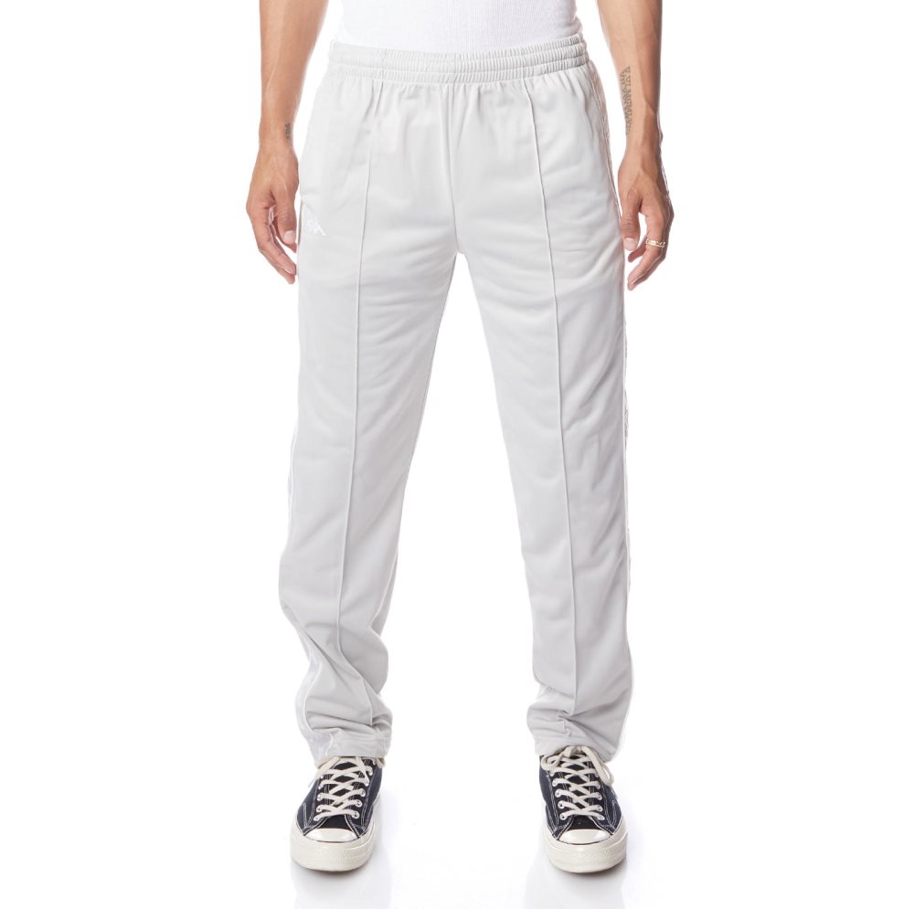 Kappa 222 Banda Astoriazz Track Pants Grey White | AZ9142765