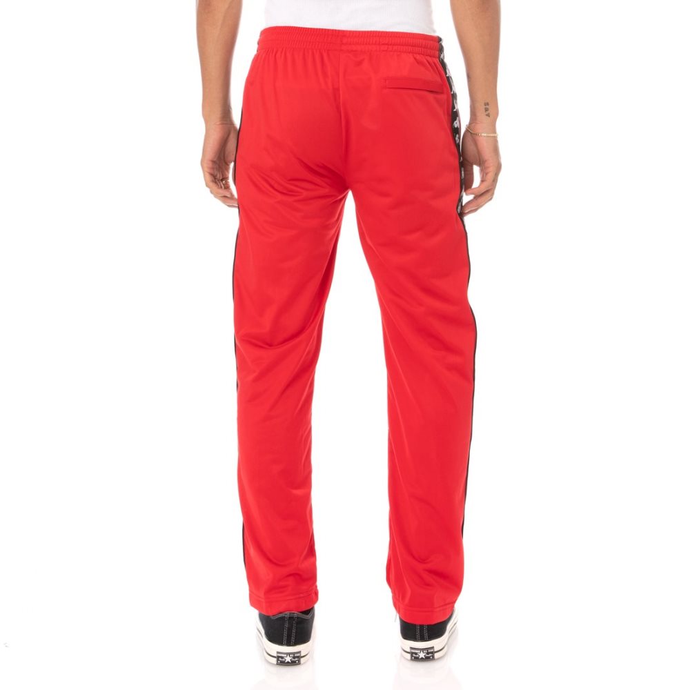 Kappa 222 Banda Astoriazz Track Pants Red Black | QH0754182