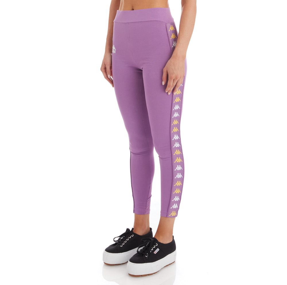 Kappa 222 Banda Baldhill Leggings Purple Lavender | AP5439106