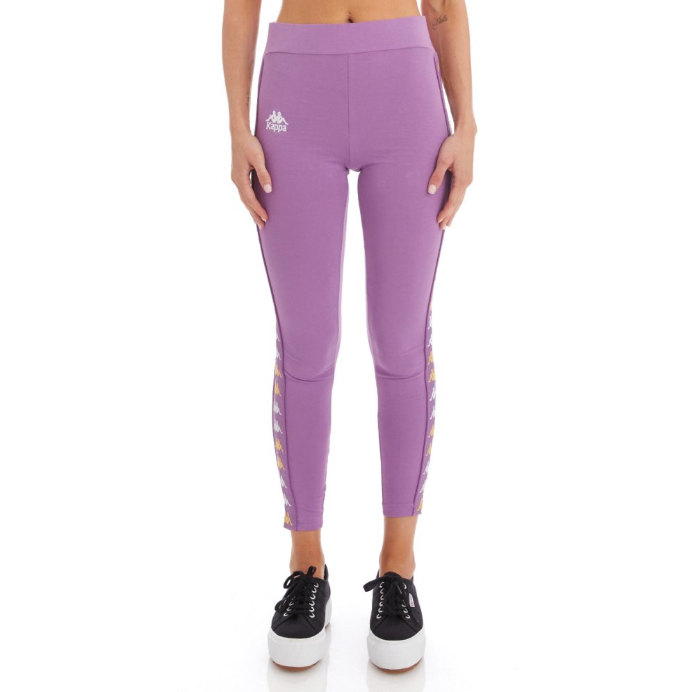 Kappa 222 Banda Baldhill Leggings Purple Lavender | AP5439106