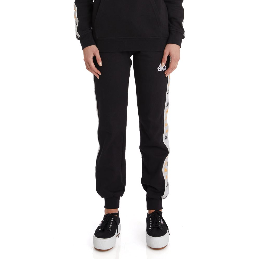 Kappa 222 Banda Barnu 3 Sweatpants Black | DR1893452
