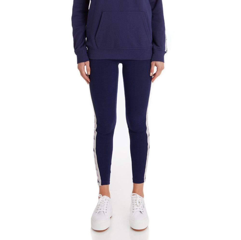 Kappa 222 Banda Bartes 2 Leggings Navy | XL5649071
