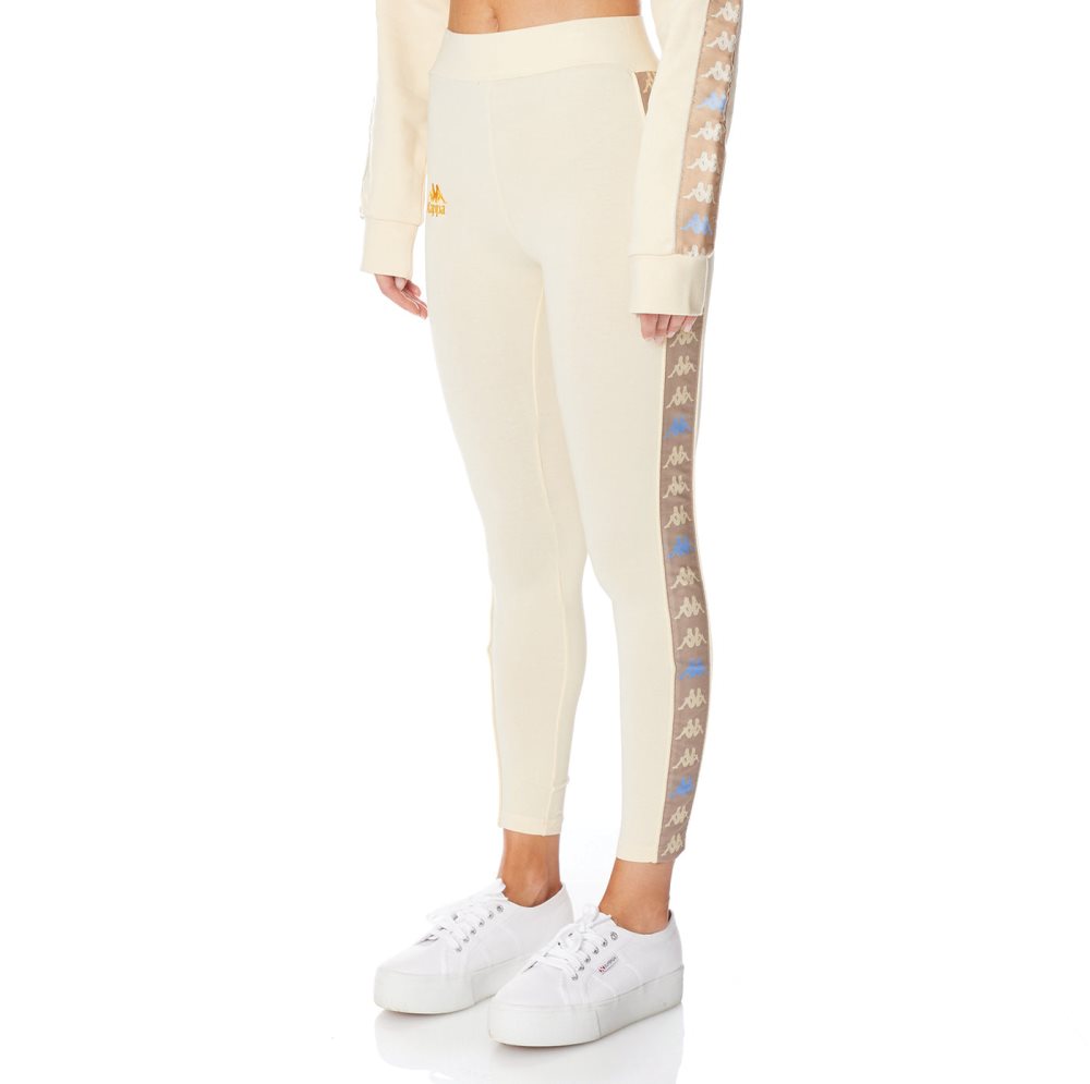 Kappa 222 Banda Bartes Leggings Beige | WO3867105