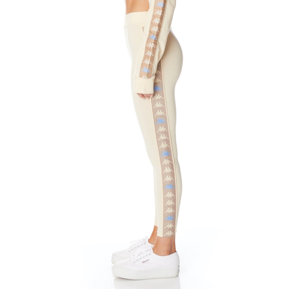 Kappa 222 Banda Bartes Leggings Beige | WO3867105