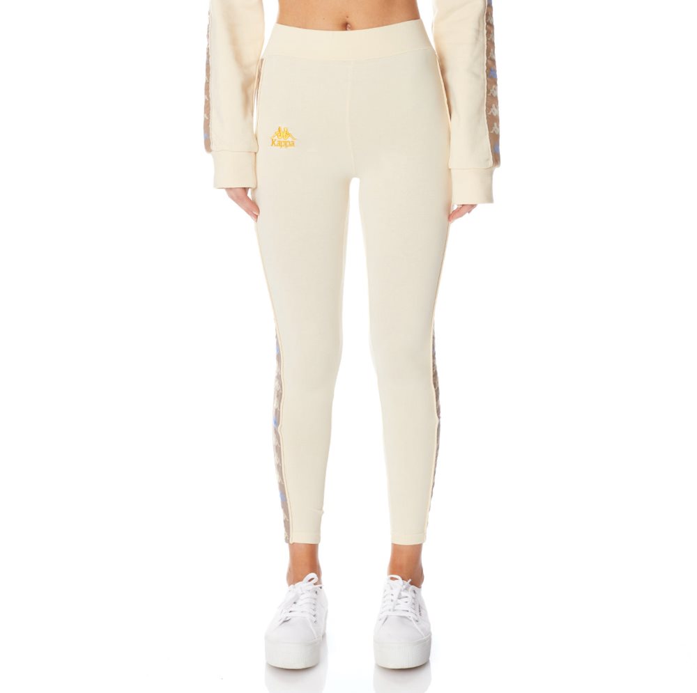 Kappa 222 Banda Bartes Leggings Beige | WO3867105