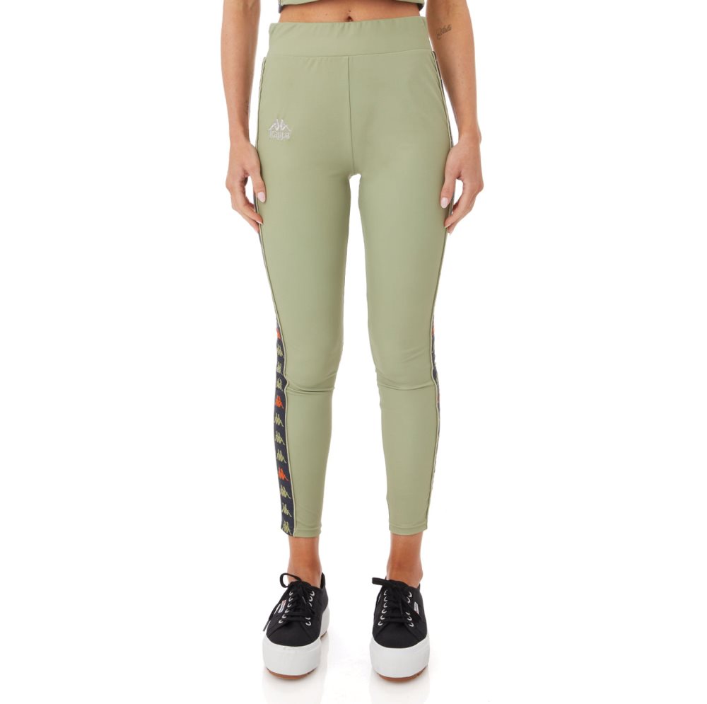 Kappa 222 Banda Bartes Leggings Green | AP5936210