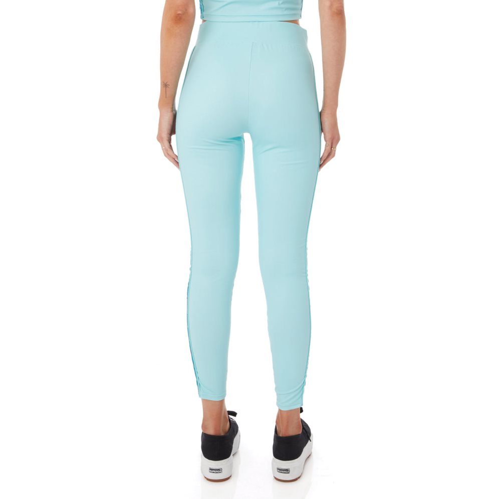 Kappa 222 Banda Bartes Leggings Peacock | NV9684251