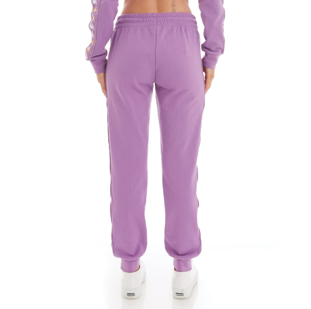 Kappa 222 Banda Beicegel Sweatpants Purple Lavender | IB1856342
