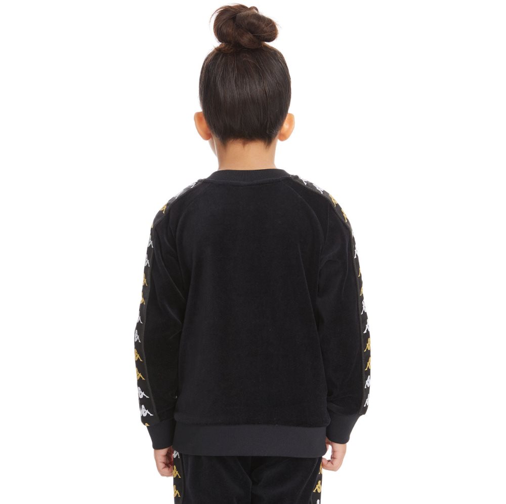 Kappa 222 Banda Benettin Track Jackets Black | YK3591840